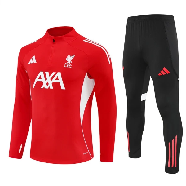 Liverpool Miesten Harjoittelupuvut Neljännes Zip 2025-26 Punainen Liverpool Miesten Harjoittelupuvut Neljännes Zip 2025-26 Punainen