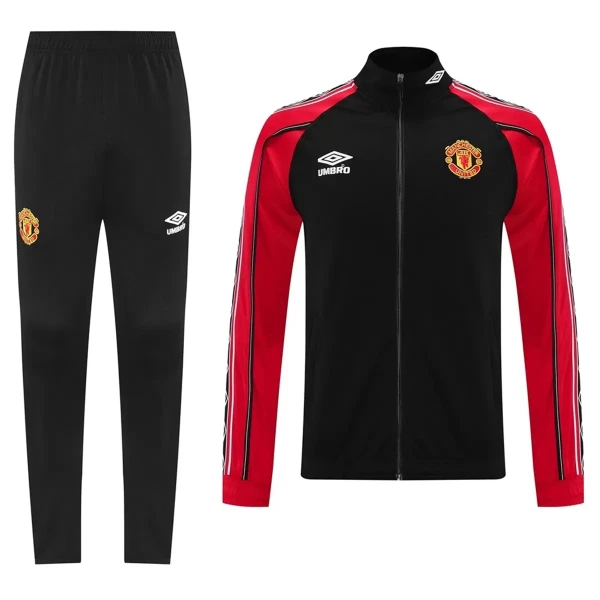 Manchester United Miesten Harjoittelutakkipuvut 2025-26 Musta Manchester United Miesten Harjoittelutakkipuvut 2025-26 Musta