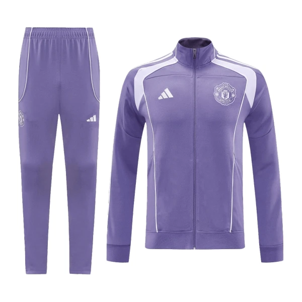 Manchester United Miesten Harjoittelutakkipuvut 2025-26 Violetti
