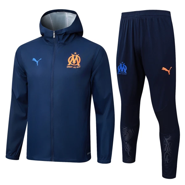 Olympique Marseille Miesten Treenitakkihupparit 2025-26 Laivasto
