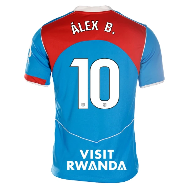 Atlético Madrid Alex B. 10 Pelipaita Miesten Kolmas 2025-26