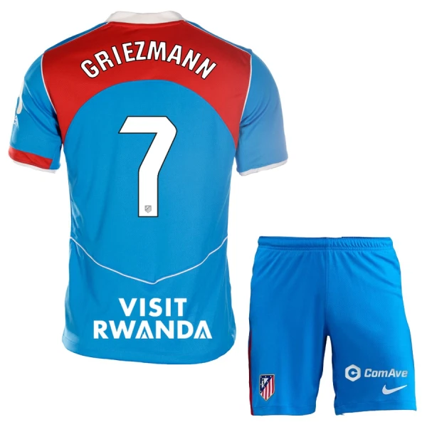Atlético Madrid Griezmann 7 Pelipaita Lasten Kolmas 2025-26