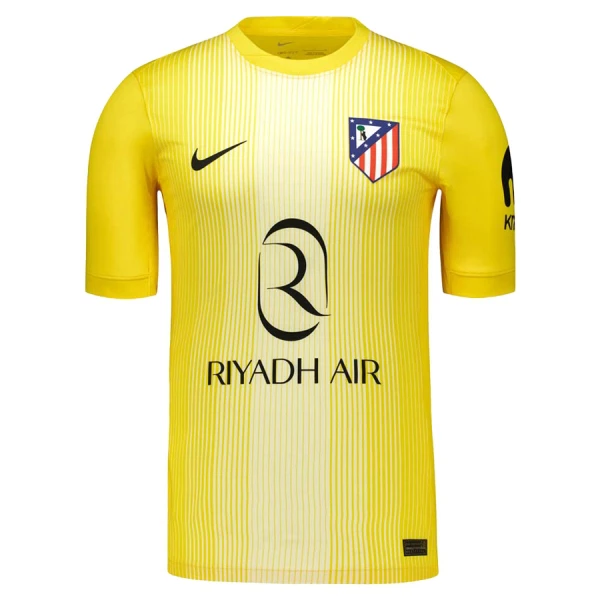 Atlético Madrid Maalivahdin Pelipaita Lasten 2025-26 Keltainen