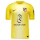Atlético Madrid Oblak 13 Maalivahdin Pelipaita Lasten 2025-26 Keltainen
