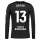 Atlético Madrid Oblak 13 Maalivahdin Pelipaita Miesten 2025-26 Musta Pitkähihainen