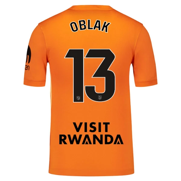 Atlético Madrid Oblak 13 Maalivahdin Pelipaita Miesten 2025-26 Oranssi