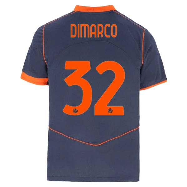 Inter Milan Dimarco 32 Pelipaita Miesten Kolmas 2025-26