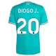Liverpool Diogo J 20 Pelipaita Miesten Kolmas 2025-26