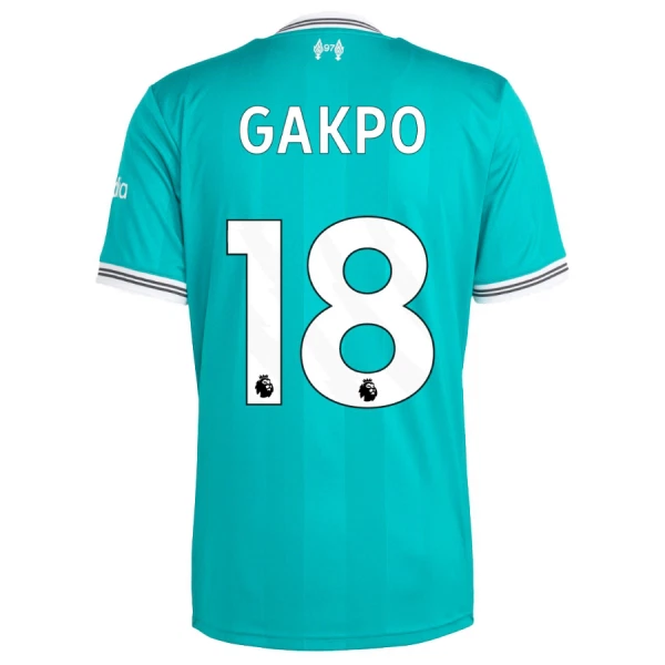 Liverpool Gakpo 18 Pelipaita Lasten Kolmas 2025-26