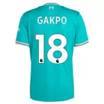 Liverpool Gakpo 18 Pelipaita Miesten Kolmas 2025-26