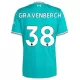 Liverpool Gravenberch 38 Pelipaita Miesten Kolmas 2025-26