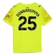 Manchester City Gianluigi Donnarumma 25 Maalivahdin Pelipaita Miesten 2025-26 Keltainen