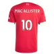Liverpool Mac Allister 10 Pelipaita Miesten Koti 2025-26