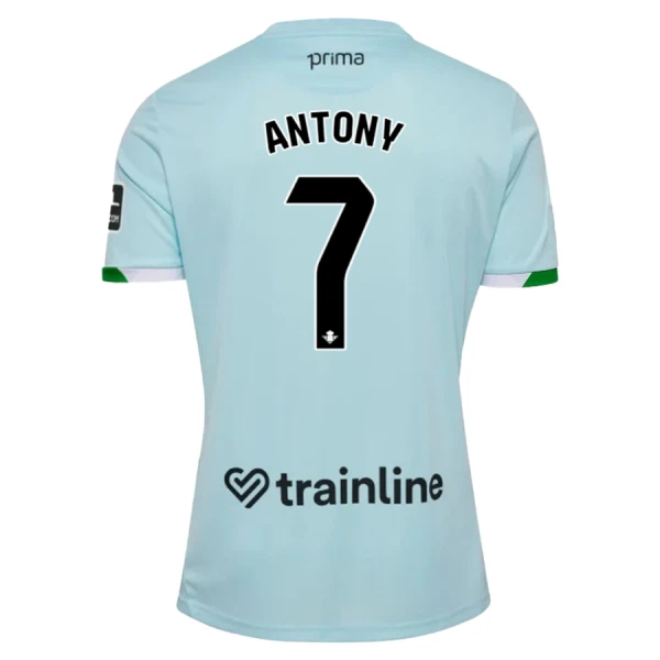 Real Betis Antony 7 Pelipaita Miesten Vieras 2025-26