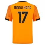 AS Roma Manu Kone 17 Pelipaita Miesten Vieras 2025-26