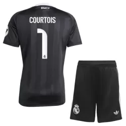 Real Madrid Courtois 1 Maalivahdin Pelipaita Lasten 2025-26 Musta Real Madrid Courtois 1 Maalivahdin Pelipaita Lasten 2025-26 Musta