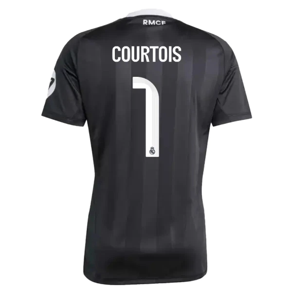 Real Madrid Courtois 1 Maalivahdin Pelipaita Lasten 2025-26 Musta