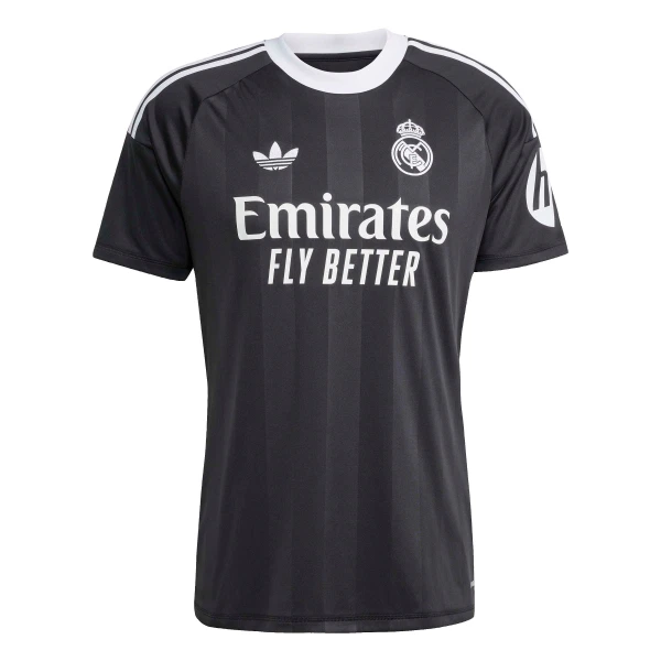Real Madrid Maalivahdin Pelipaita Miesten 2025-26 Musta