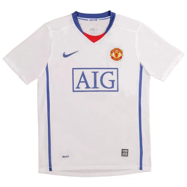 Manchester United 2008-09 Pelipaita Retro Miesten Vieras Manchester United 2008-09 Pelipaita Retro Miesten Vieras