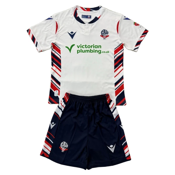Bolton Wanderers Pelipaita Lasten Koti 2025-26 Bolton Wanderers Pelipaita Lasten Koti 2025-26