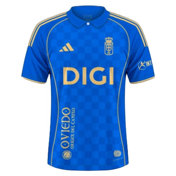 Real Oviedo Pelipaita Miesten Koti 2025-26 Real Oviedo Pelipaita Miesten Koti 2025-26