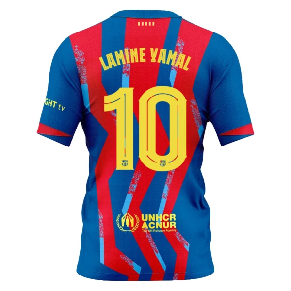 FC Barcelona Lamine Yamal 10 Pelipaita Lasten Neljäs 2025-26