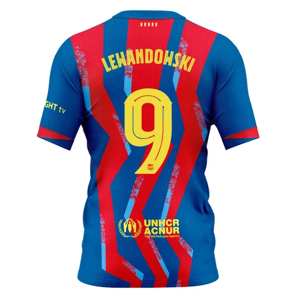 FC Barcelona Lewandowski 9 Pelipaita Miesten Neljäs 2025-26