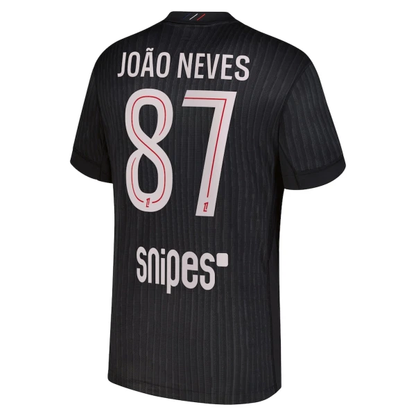 Paris Saint-Germain Joao Neves 87 Pelipaita Jordan Miesten Neljäs 2025-26