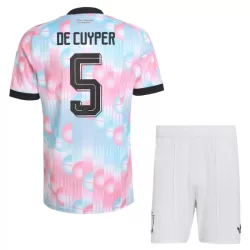 Belgia De Cuyper 5 Pelipaita Lasten Vieras MM-Kisat 2026 Belgia De Cuyper 5 Pelipaita Lasten Vieras MM-Kisat 2026