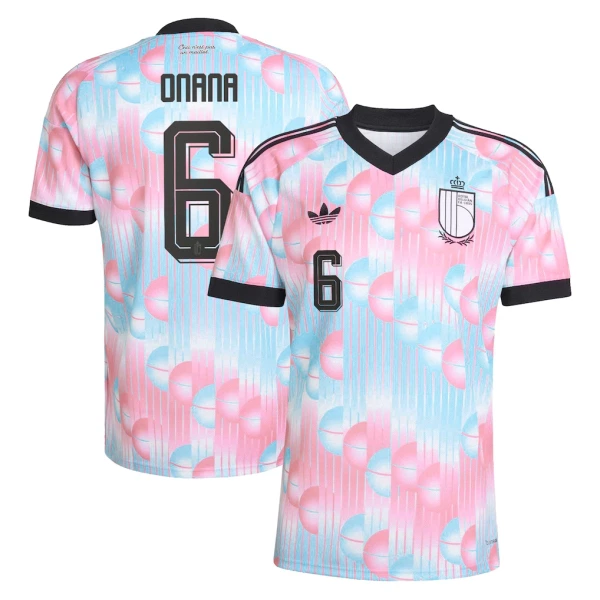 Belgia Onana 6 Pelipaita Miesten Vieras MM-Kisat 2026