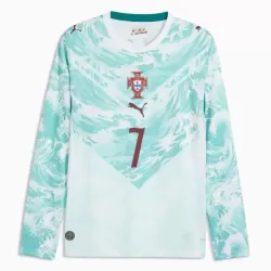 Portugali Ronaldo 7 Pitkähihainen Pelipaita Miesten Vieras MM-Kisat 2026
