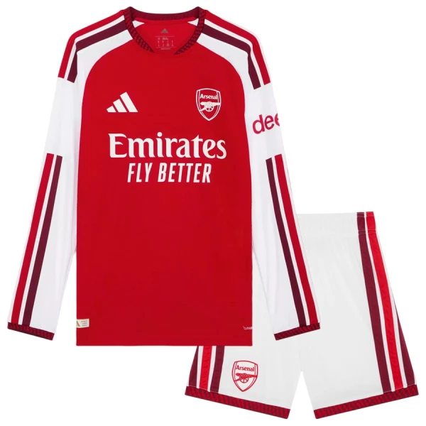 Arsenal Pitkähihainen Pelipaita Lasten Koti 2026-27 Arsenal Pitkähihainen Pelipaita Lasten Koti 2026-27