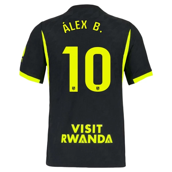 Atlético Madrid Alex B. 10 Pelipaita Miesten Vieras 2026-27 Atlético Madrid Alex B. 10 Pelipaita Miesten Vieras 2026-27