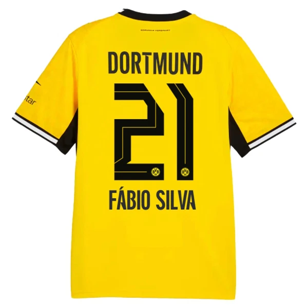 Borussia Dortmund Fabio Silva 21 Pelipaita Miesten Koti 2026-27 Borussia Dortmund Fabio Silva 21 Pelipaita Miesten Koti 2026-27