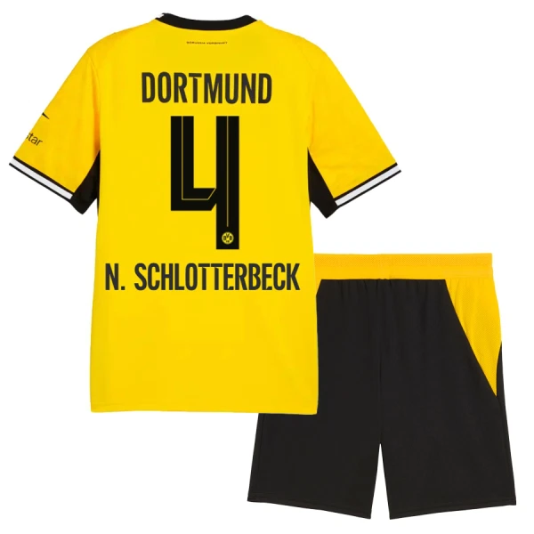Borussia Dortmund N. Schlotterbeck 4 Pelipaita Lasten Koti 2026-27