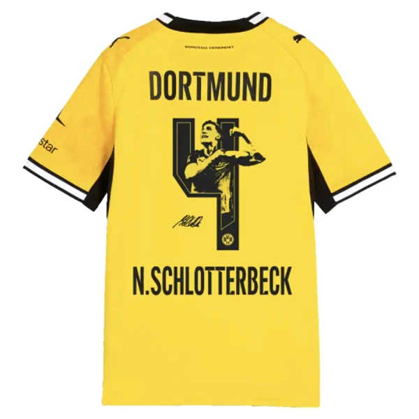 Borussia Dortmund N. Schlotterbeck 4 Pelipaita Miesten Koti Erityistä 2026-27 Borussia Dortmund N. Schlotterbeck 4 Pelipaita Miesten Koti Erityistä 2026-27