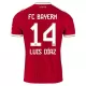 FC Bayern München Luis Diaz 14 Pelipaita Miesten Koti 2026-27