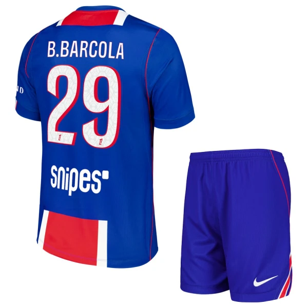 Paris Saint-Germain Bradley Barcola 29 Pelipaita Lasten Koti 2026-27