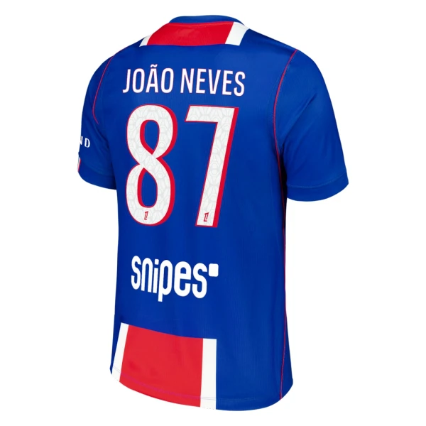 Paris Saint-Germain Joao Neves 87 Pelipaita Miesten Koti 2026-27