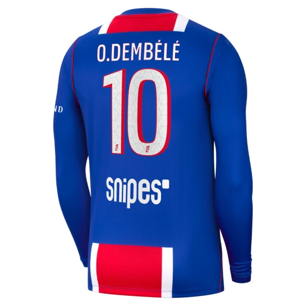 Paris Saint-Germain O. Dembele 10 Pitkähihainen Pelipaita Miesten Koti 2026-27