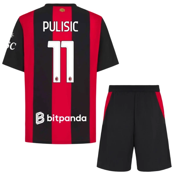AC Milan Pulisic 11 Pelipaita Lasten Koti 2026-27 AC Milan Pulisic 11 Pelipaita Lasten Koti 2026-27