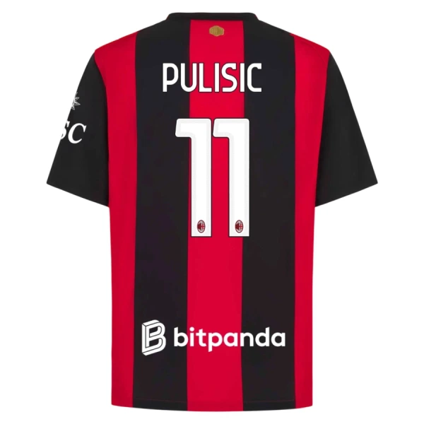 AC Milan Pulisic 11 Pelipaita Miesten Koti 2026-27 AC Milan Pulisic 11 Pelipaita Miesten Koti 2026-27