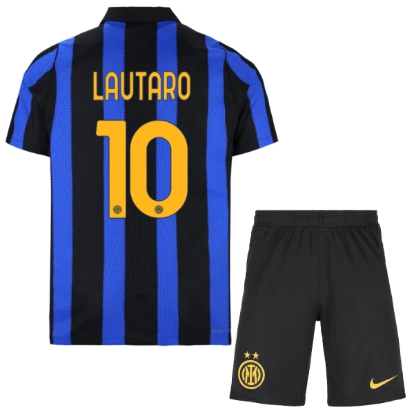 Inter Milan Lautaro 10 Pelipaita Lasten Koti 2026-27 Inter Milan Lautaro 10 Pelipaita Lasten Koti 2026-27