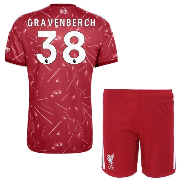 Liverpool Gravenberch 38 Pelipaita Lasten Koti 2026-27 Liverpool Gravenberch 38 Pelipaita Lasten Koti 2026-27