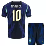 Brasilia Neymar JR 10 Pelipaita Lasten Vieras MM-Kisat 2026