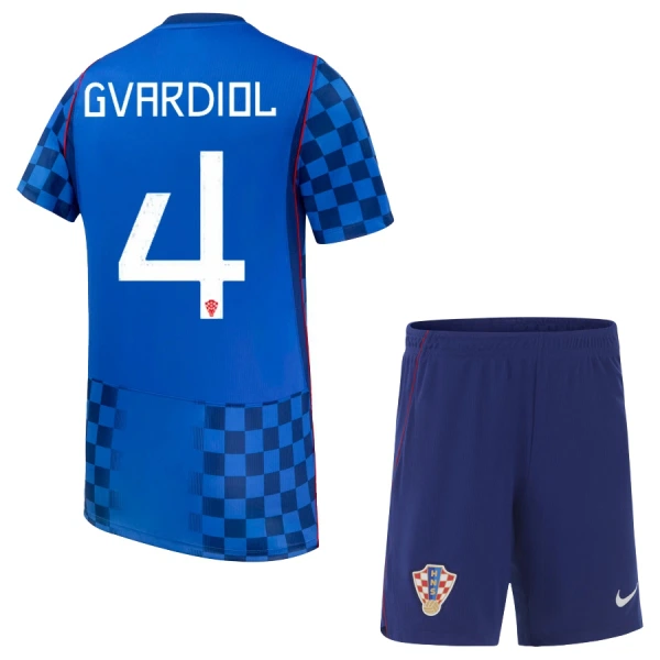 Kroatia Gvardiol 4 Pelipaita Lasten Vieras MM-Kisat 2026
