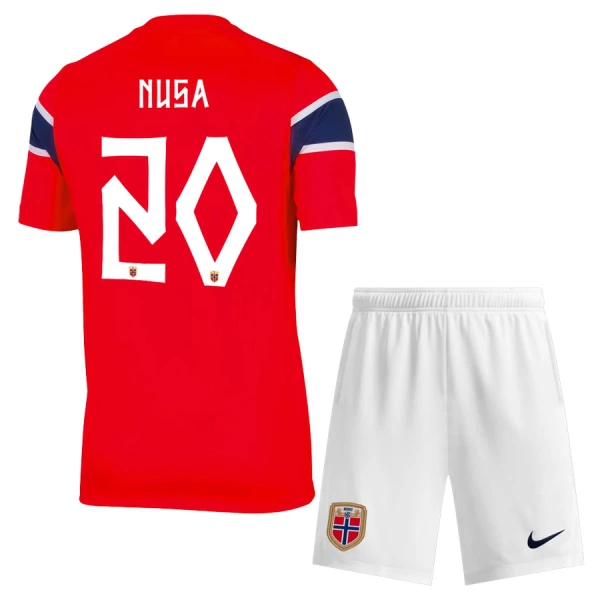 Norja Nusa 20 Pelipaita Lasten Koti MM-Kisat 2026 Norja Nusa 20 Pelipaita Lasten Koti MM-Kisat 2026