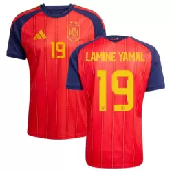Espanja 2 Stars Lamine Yamal 19 Pelipaita Miesten Koti MM-Kisat 2026 Espanja 2 Stars Lamine Yamal 19 Pelipaita Miesten Koti MM-Kisat 2026