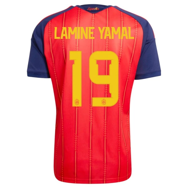 Espanja 2 Stars Lamine Yamal 19 Pelipaita Miesten Koti MM-Kisat 2026