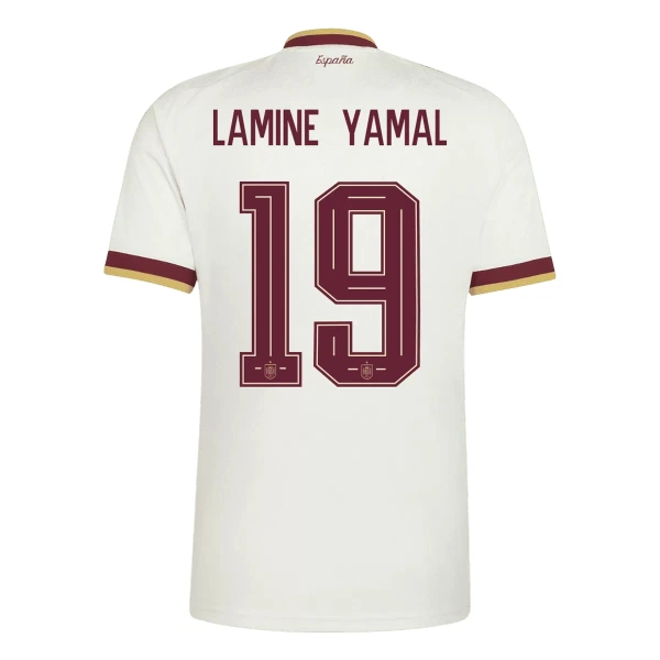 Espanja 2 Stars Lamine Yamal 19 Pelipaita Miesten Vieras MM-Kisat 2026